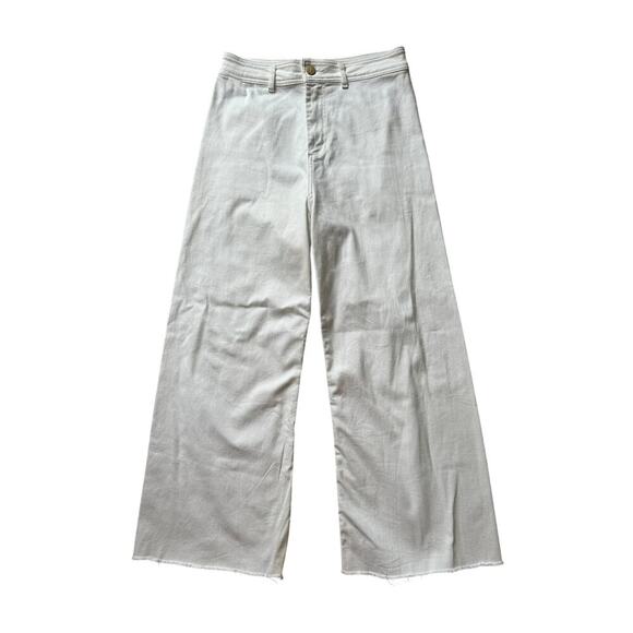 Antiono Melani WHITE Jeans, size 10, Wide leg - Picture 1 of 6